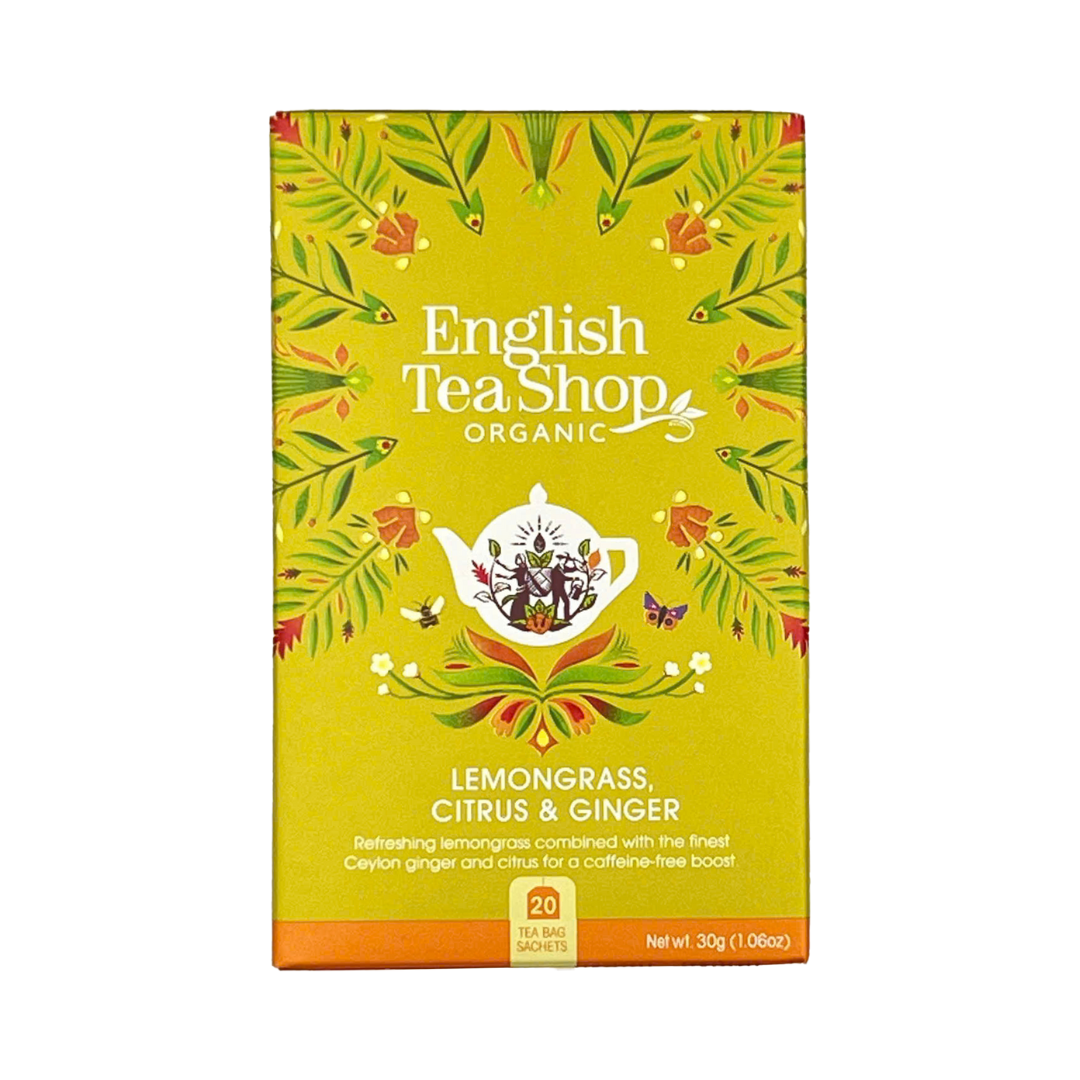 English Tea Shop _ Trà Organic Lemongrass Citrus và Ginger 30g