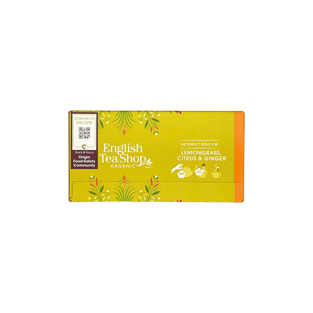 English Tea Shop _ Trà Organic Lemongrass Citrus và Ginger 30g