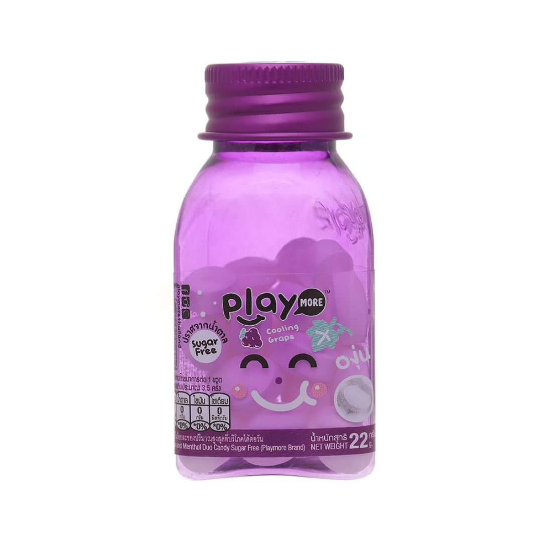 Kẹo The Vị Nho Playmore Hũ 22G