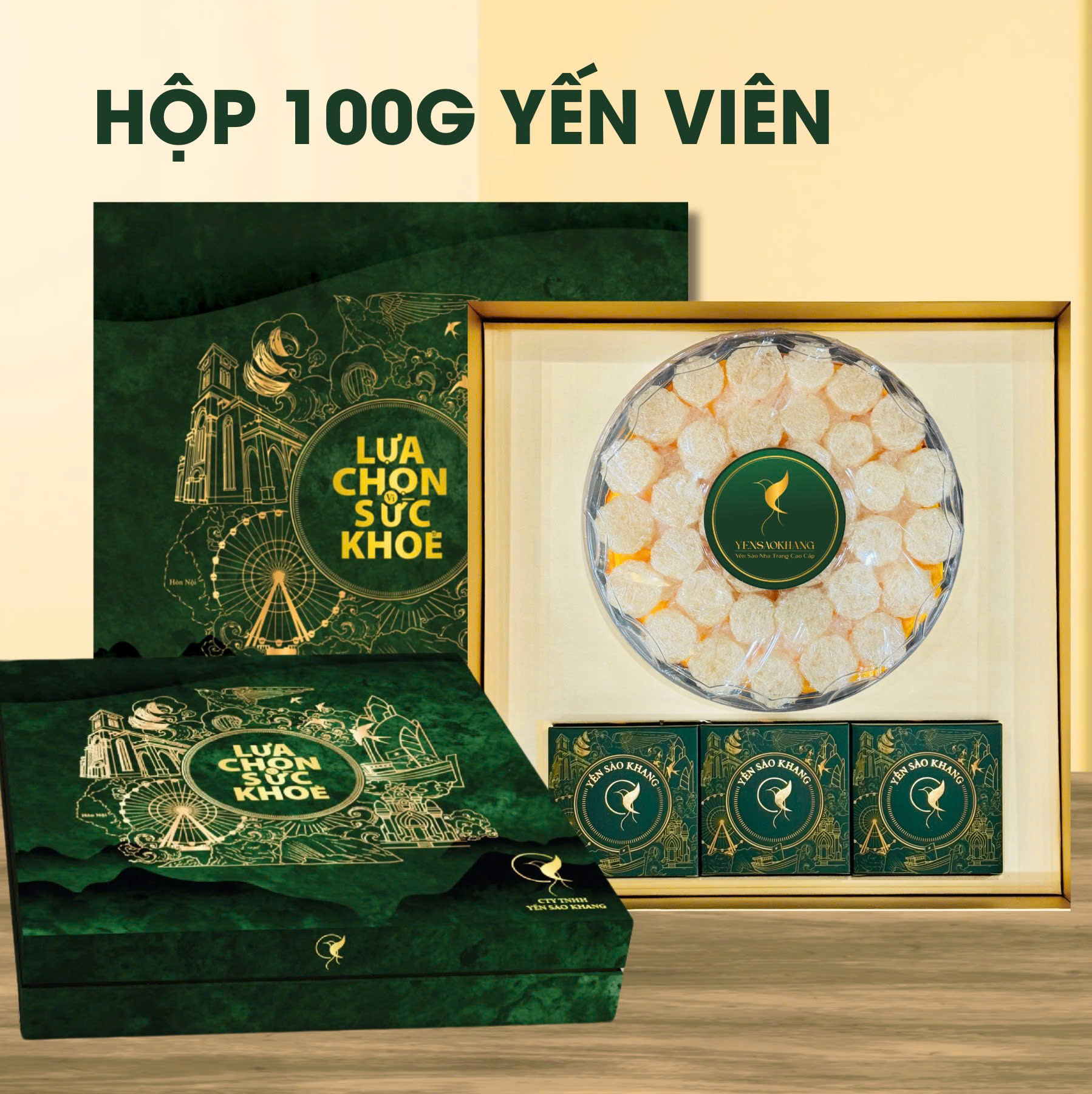 Yến viên khuôn tròn