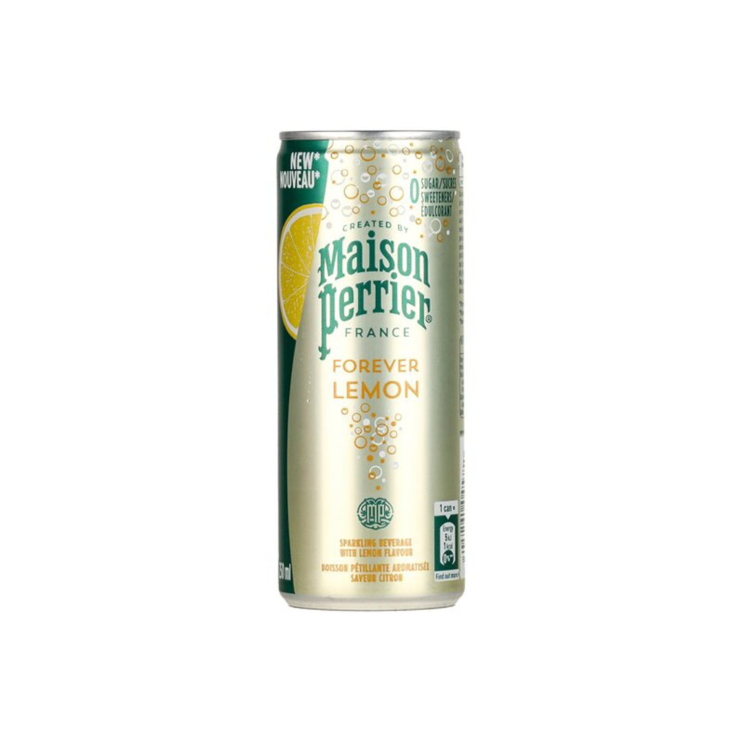 Nước Giải Khát Có Ga Maison Perrier Forever Hương Chanh Vàng - Lon 250Ml