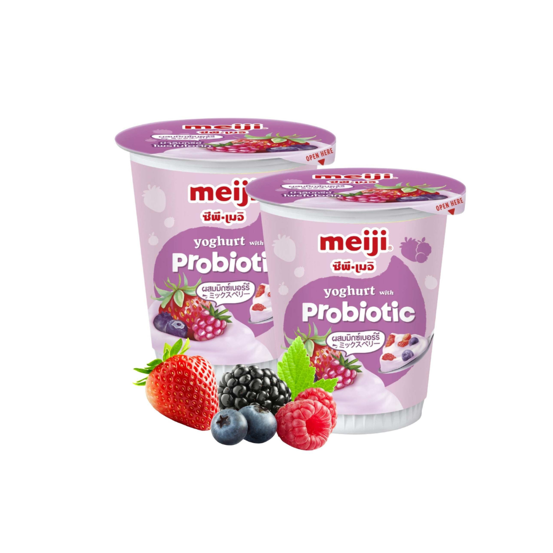 Sữa chua hỗn hợp quả mọng hiệu Meiji 135g