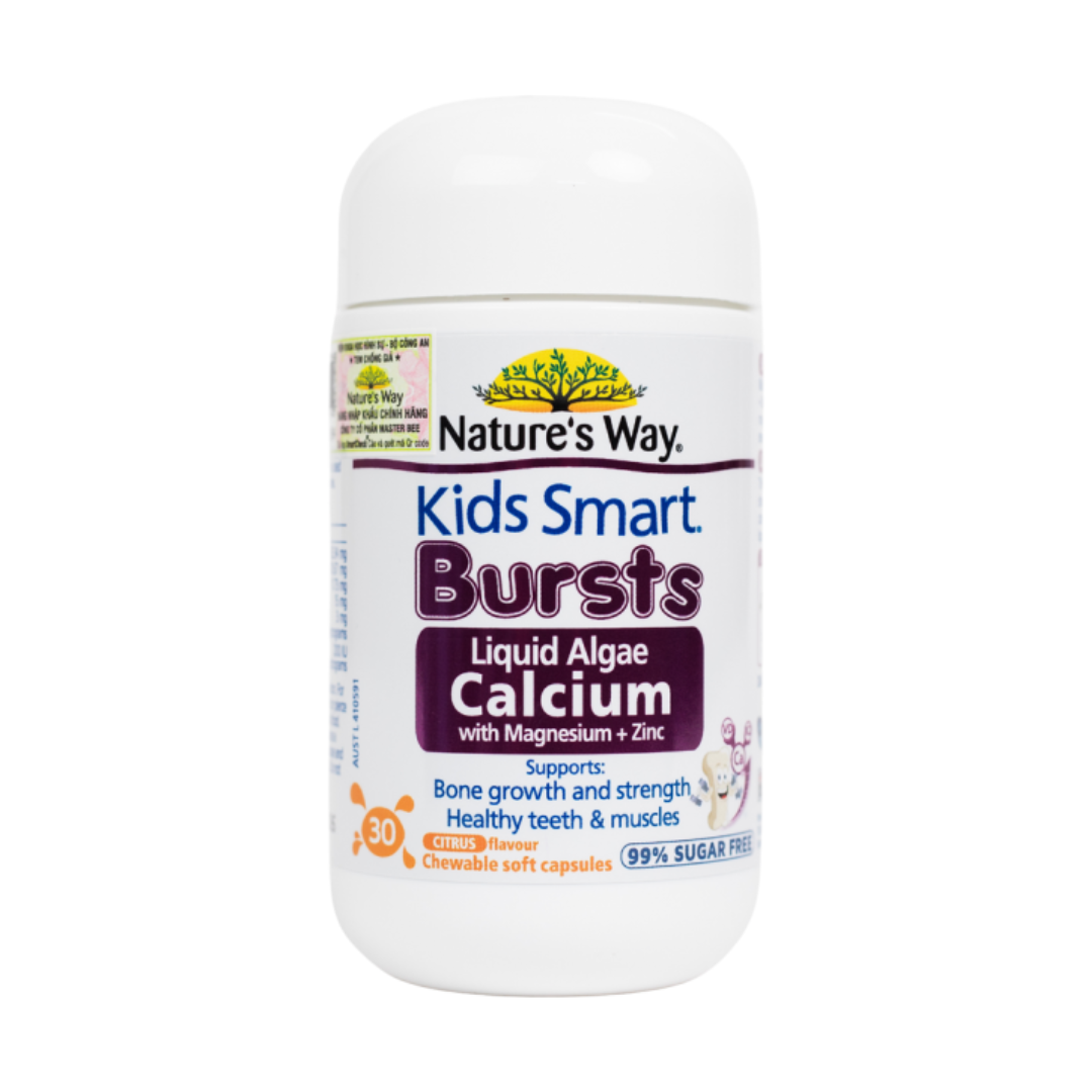 Nature's Way Kids Smart Bursts Calcium With Magnesium + Zinc+ D3K2