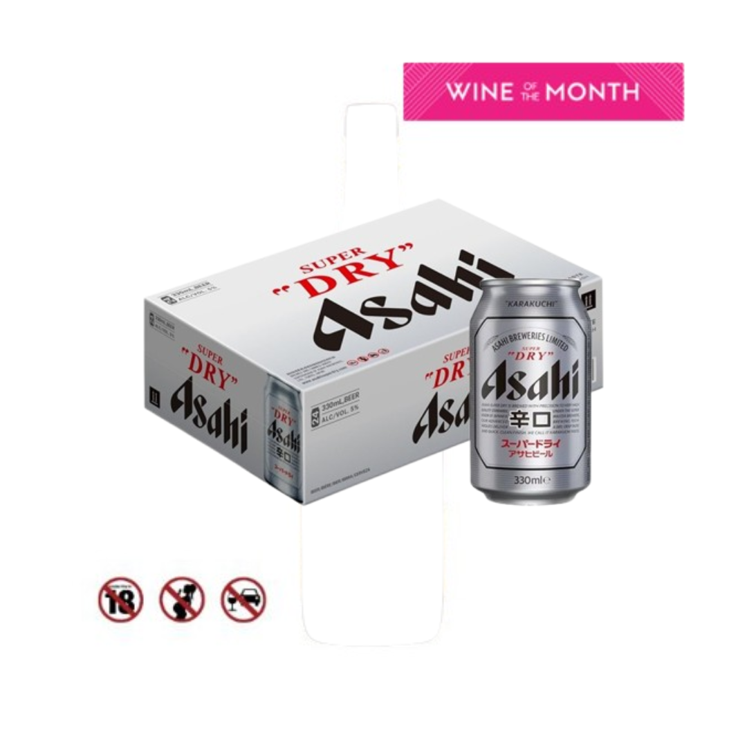 Bia Asahi Super Dry 330 ml Can