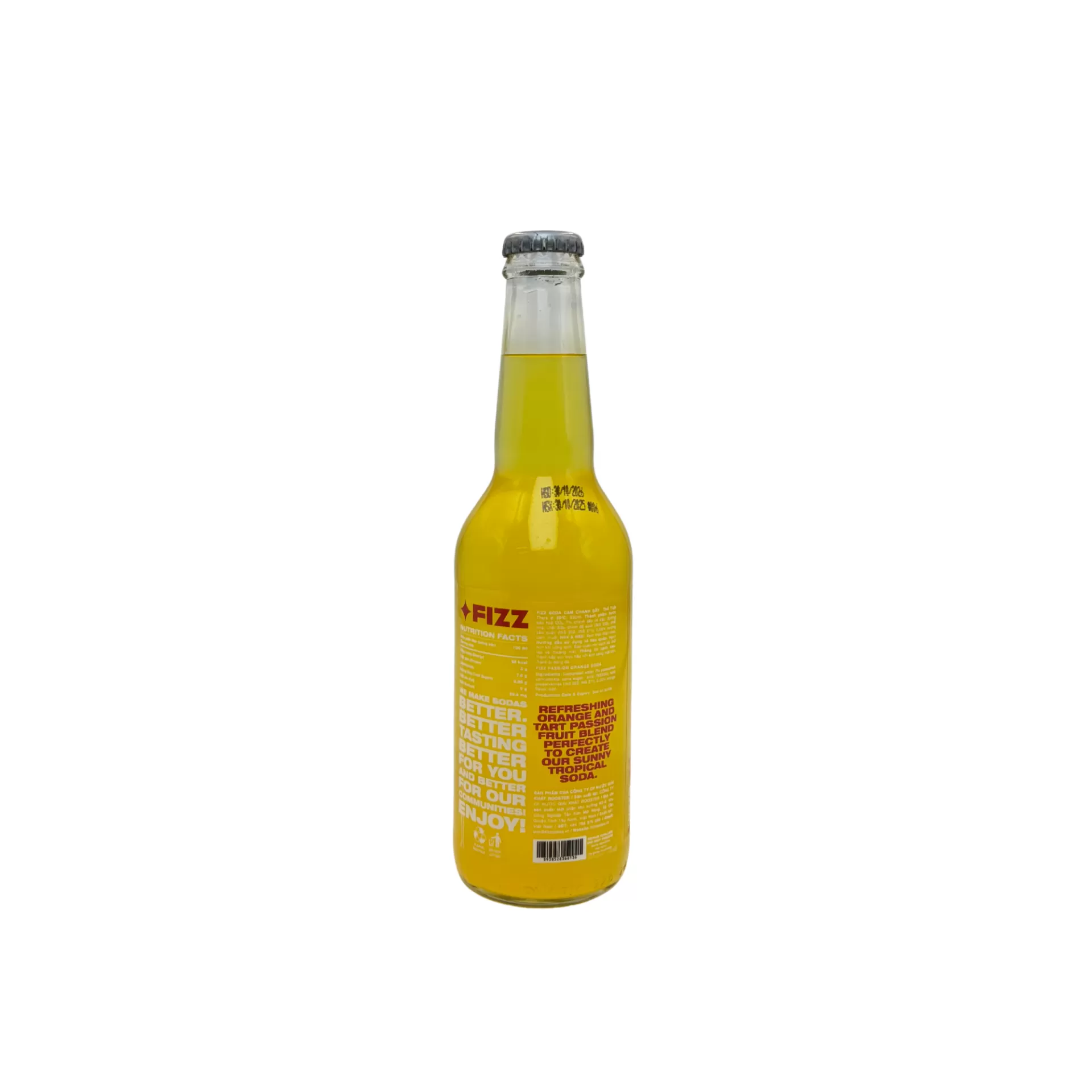 Soda Cam Chanh Dây Fizz 330ml
