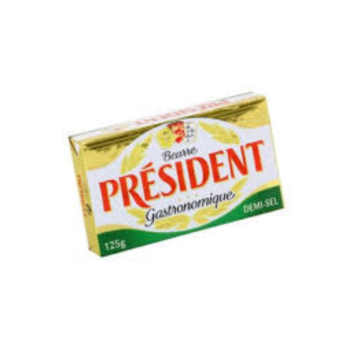 Bơ Mặn Pháp 80% béo President 200g