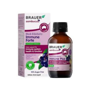 TPBVSK Cho trẻ Hỗ trợ giảm ho, tăng sức đề kháng BlackElderberry Cold&Flu Forte 100ml