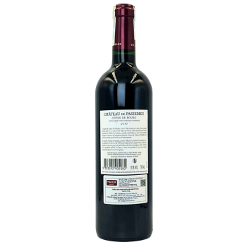 Rượu vang đỏ Chateau De Passedieu Cotes De Bourg A.O.C, Nồng Độ: 13.5%, Dung Tích: 750m